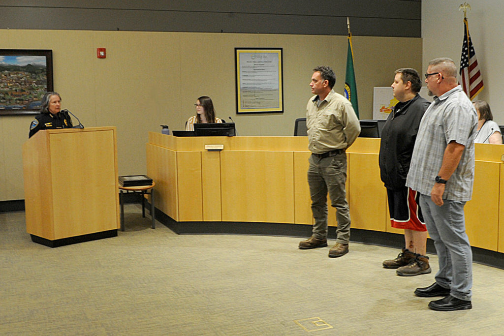 Police honor residents for saving officer Sequim Gazette