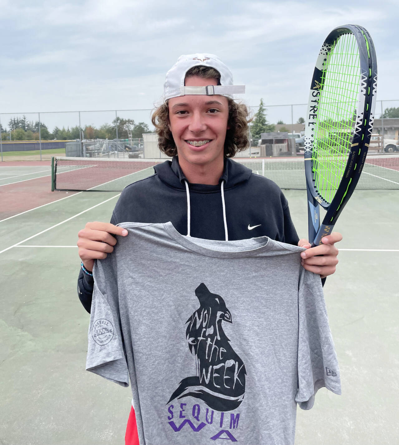 Submitted photo / Junior tennis standout Garrett Little is Sequim High School’s Wolf of the Week.