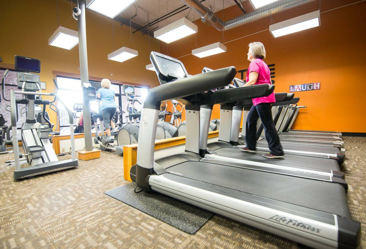 Sequims Anytime Fitness facility offers a variety of cardio machines and ellipticals, free weights and other exercise equipment, as well as group classes and coaching.