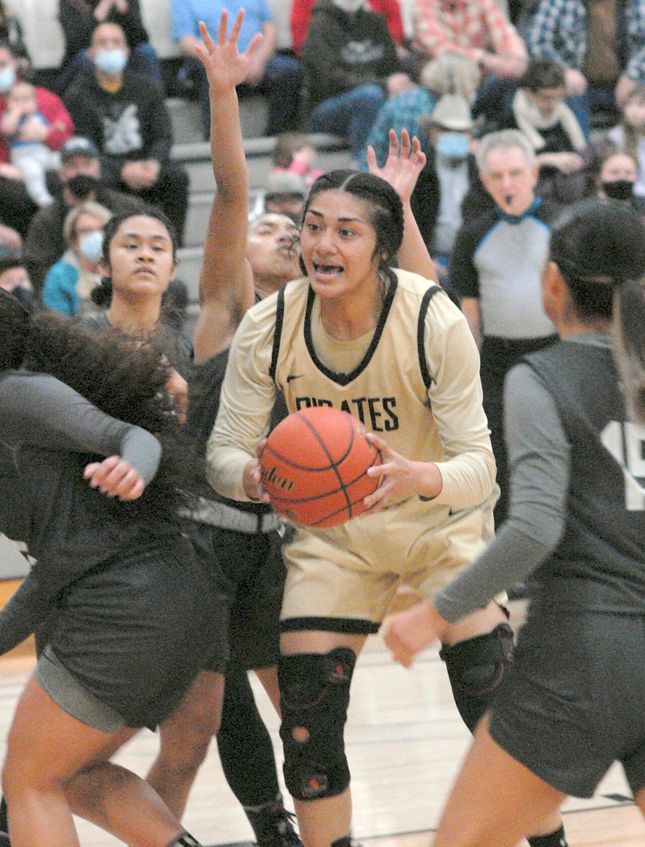 Photo by Keith Thorpe/Olympic Peninsula News Group / Peninsula College’s Ituau Tuisaula is one of the returning players from last year’s team that went 25-4 and nearly won the NWAC championship.