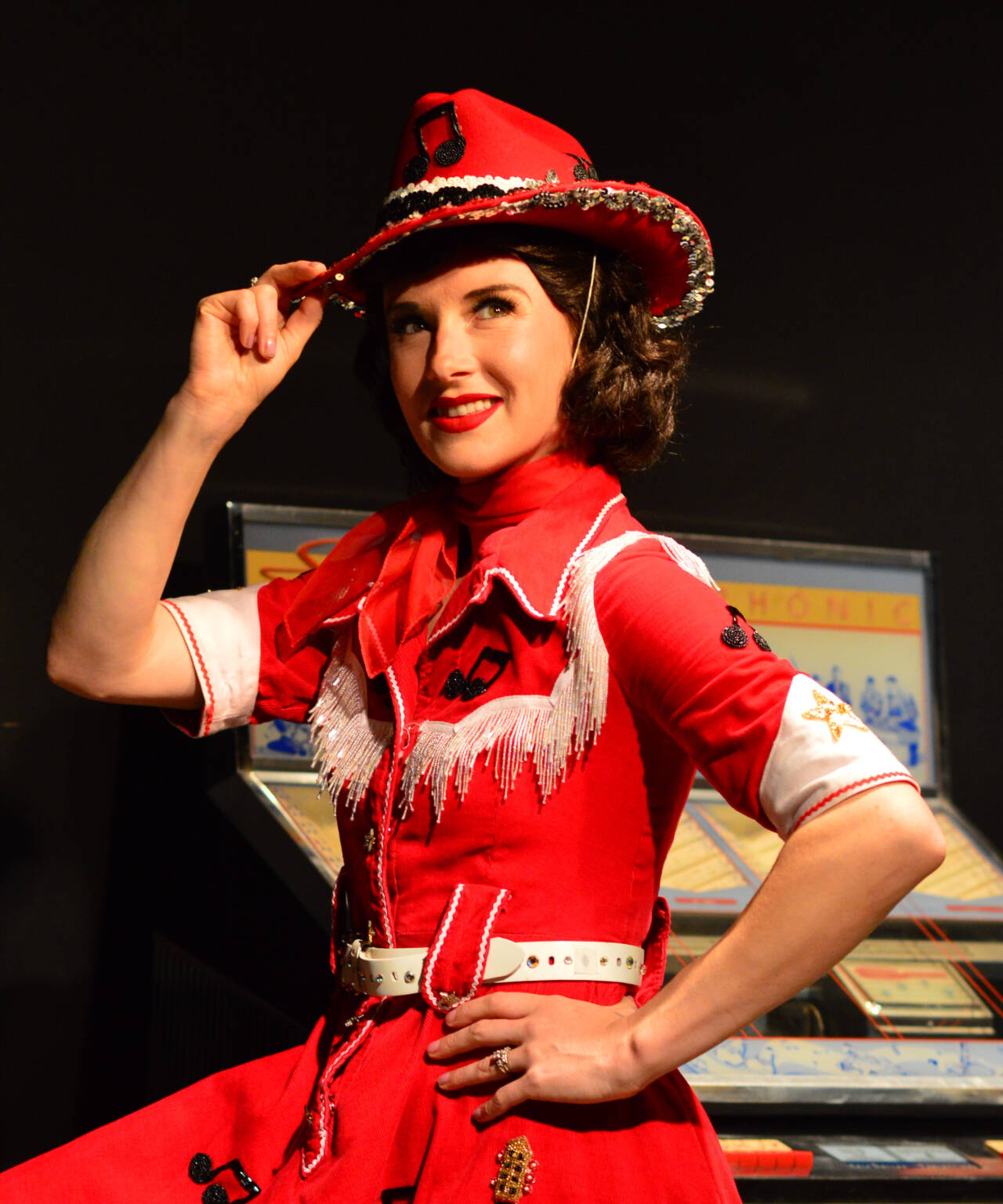 Photo by Diane Urbani de la Paz 
Aba Kiser, pictured in her “Always, Patsy Cline” role last fall, will bring her own band to the JFFA Winter Benefit at the Naval Elks Lodge ballroom in Port Angeles on Jan. 21.
