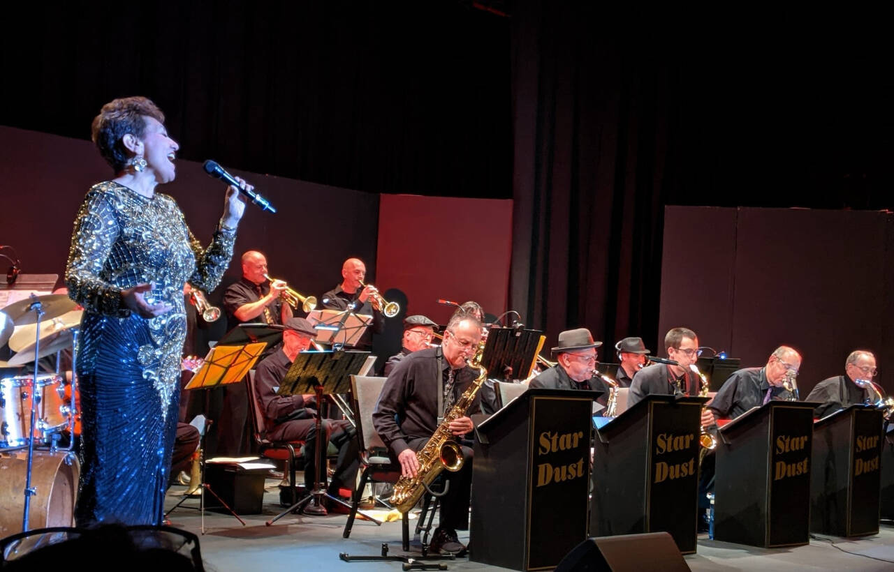 Submitted photo
Tess Teel and the Stardust Big Band offer a holiday concert at the Sequim Elks Lodge on Sunday, Feb. 12.