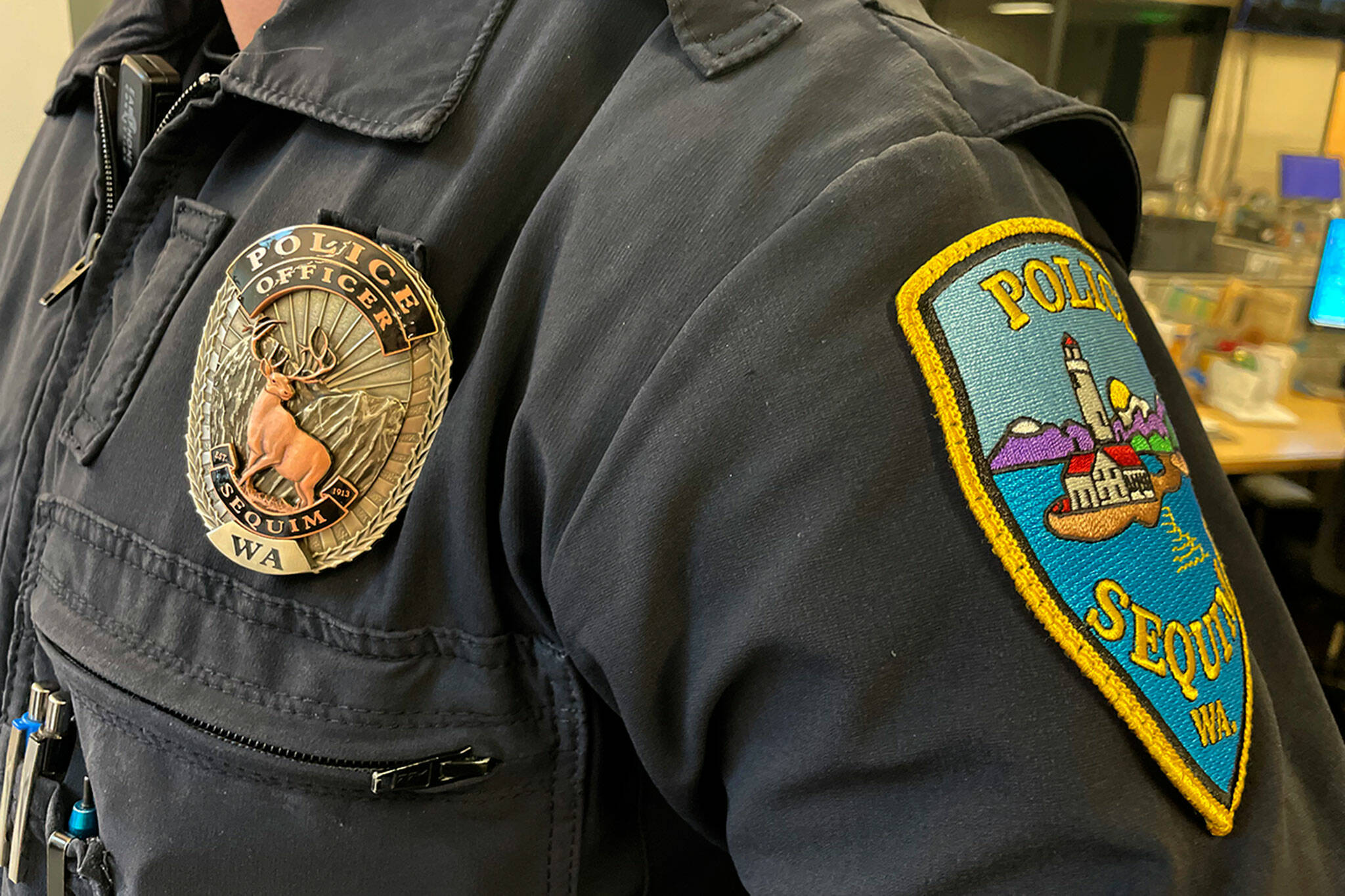 Sequim Police debut new badges Sequim Gazette