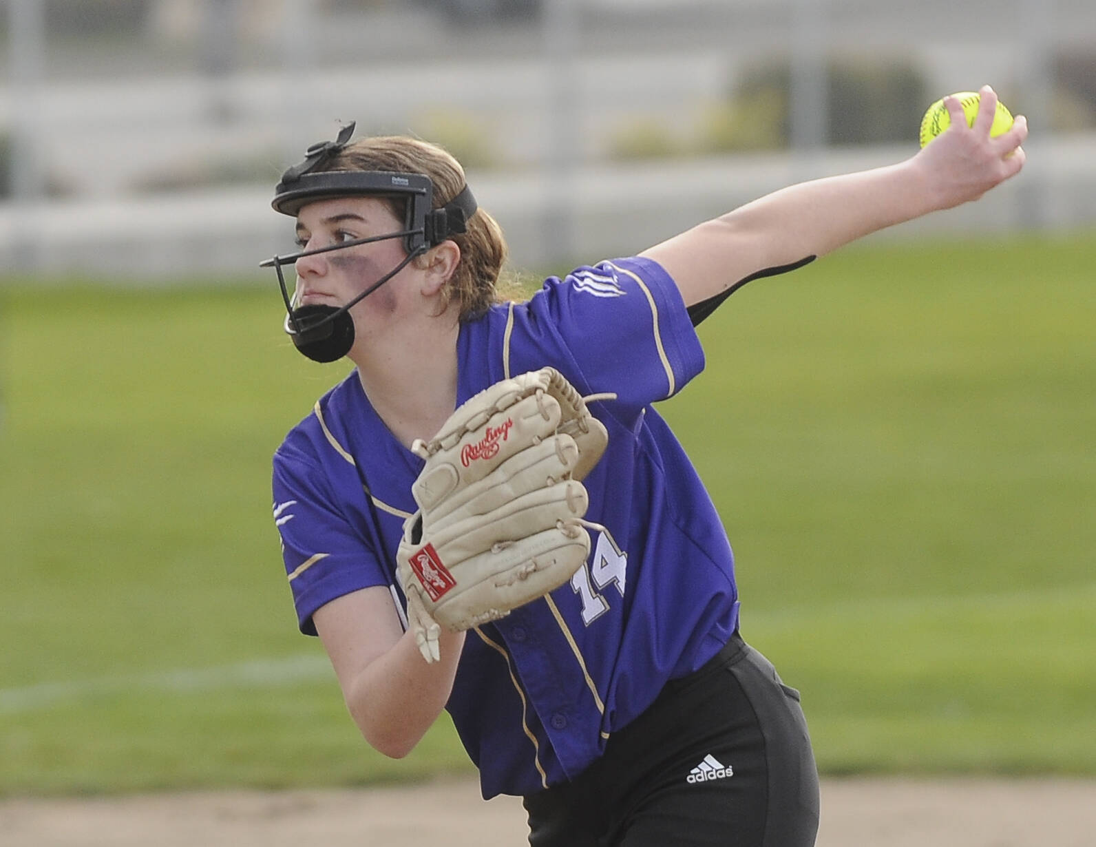 Sequim Gazette file photo by Michael Dashiell / Sequim’s Lainy Vig pitches against North Kitsap in a spring 2022 match-up. Vig and Angel Wagner figure to share time on the mound in 2023 as the Wolves seek a return trip to the state 2A tourney.