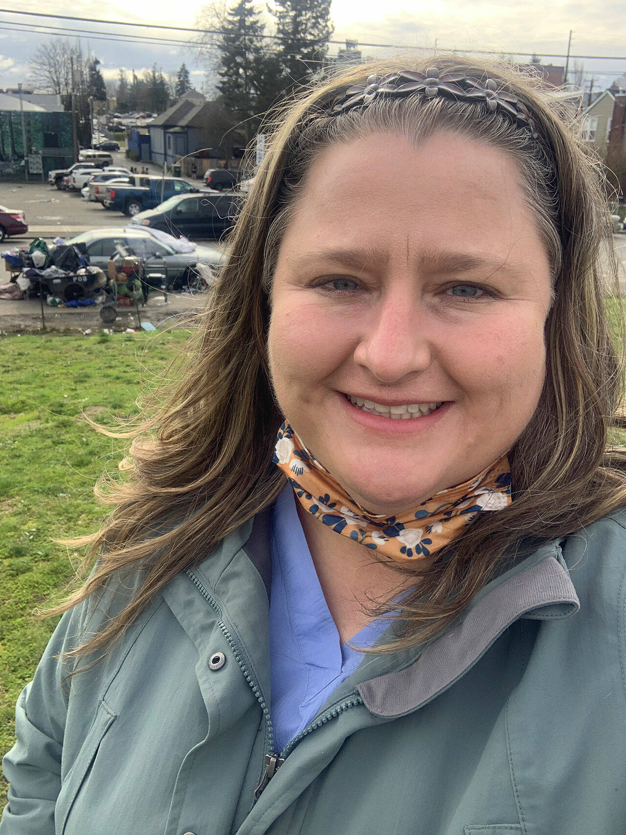 Photo courtesy Kimmy Siebens/ Former Sequim resident Kimmy Siebens was recently named USA Today Washington State Woman of the Year for her efforts helping Bremerton’s homeless and at-risk population and their pets.