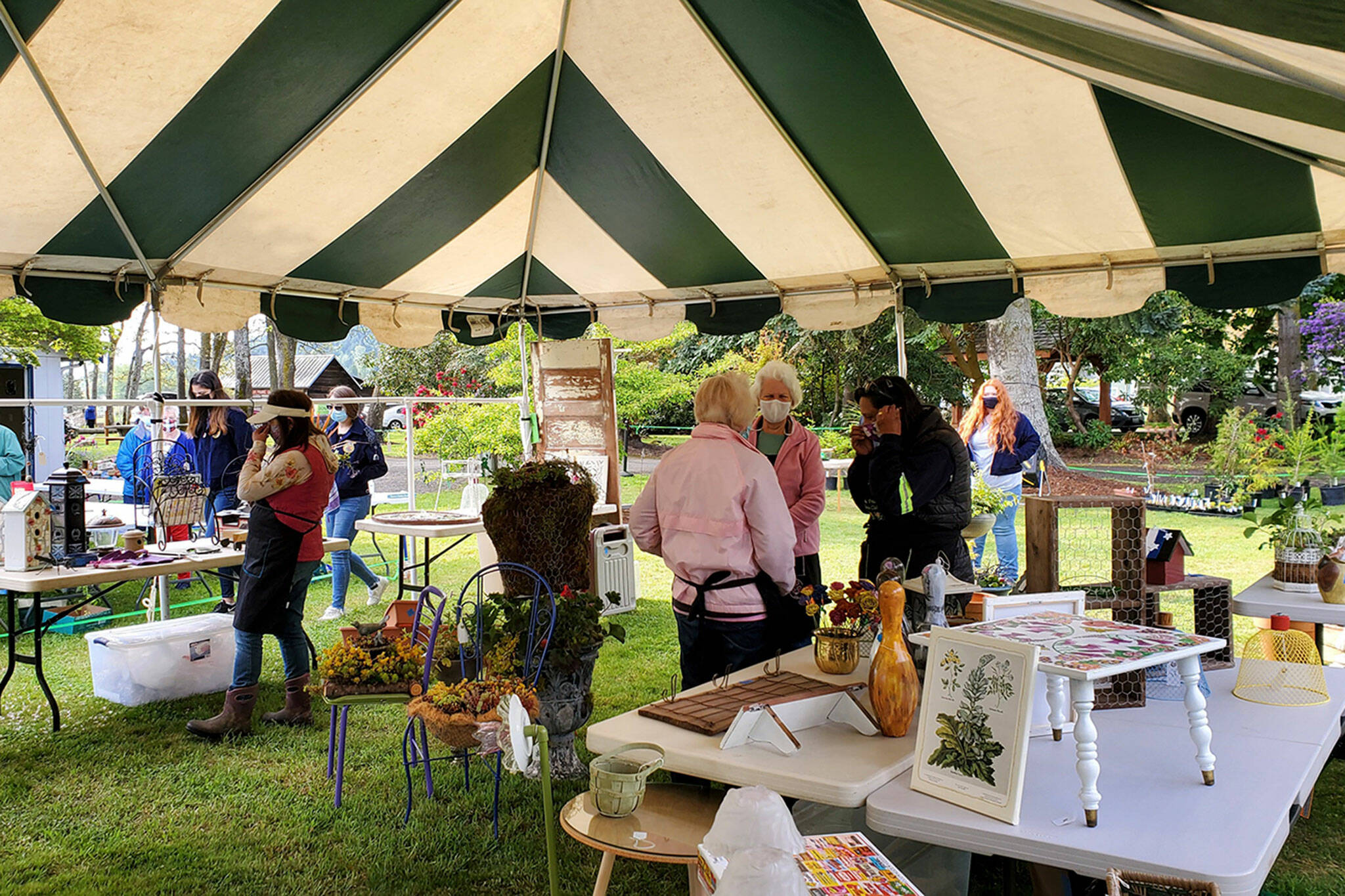Photo courtesy of Sequim Prairie Garden Club / Sequim Prairie Garden Club's Plant Sale, pictured here in 202, is open 9 a.m.-1 p.m. Saturday, May 6, at Pioneer Memorial Park.