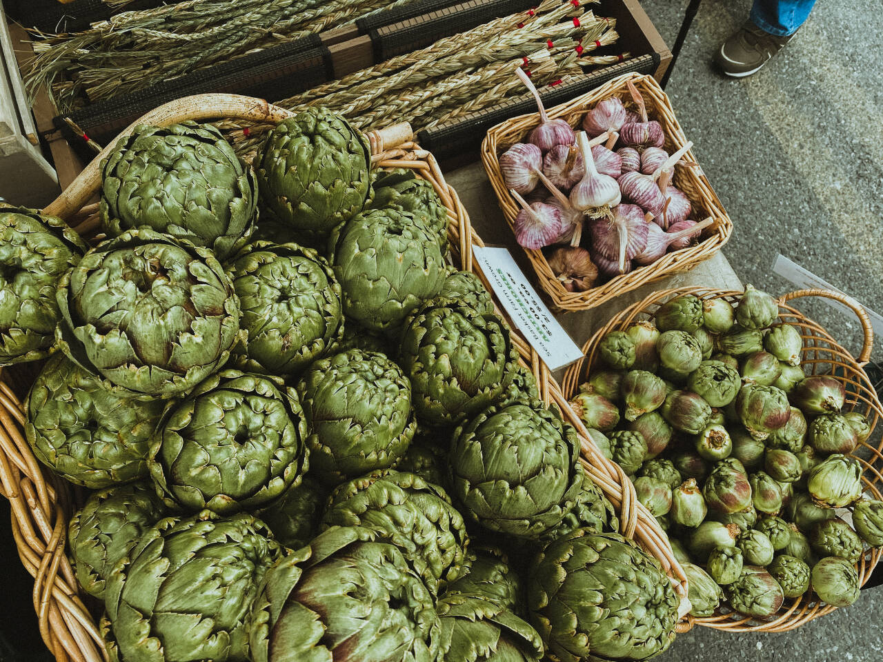 Photo courtesy of SFAM / Check out artichokes and other local produce from Seabasket Farm at the Sequim Farmers & Artisans Market, which opens for the 2023 season this Saturday (May 6).