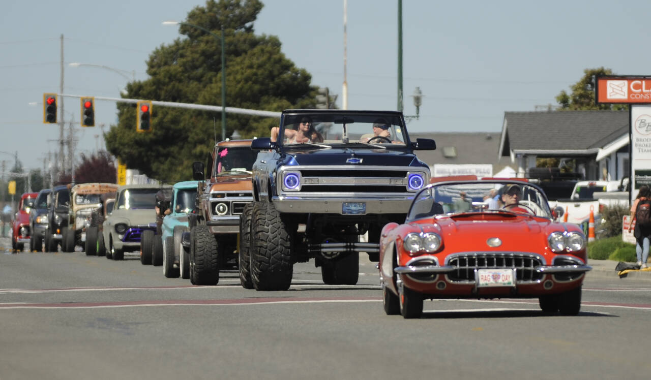 Sequim Gazette photo by Michael Dashiell / It’s back! The annual Car Cruise returns as a precursor to the Sequim Irrigation Festival Grand Parade on May 13.