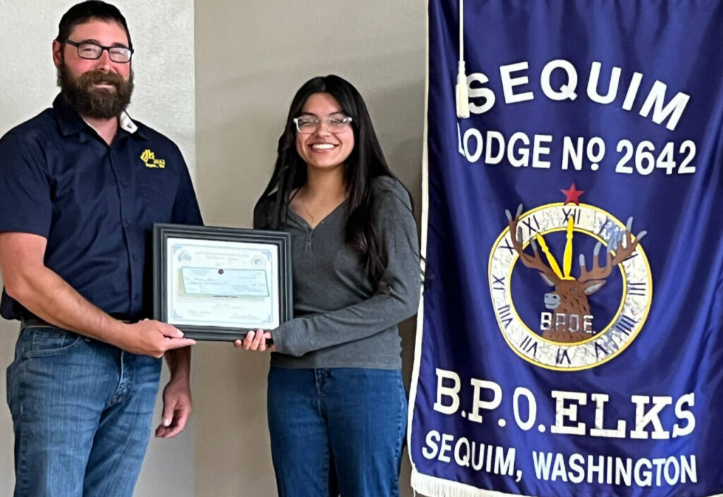 Milestone Sequim Elks select Salas for Student of Month honor Sequim