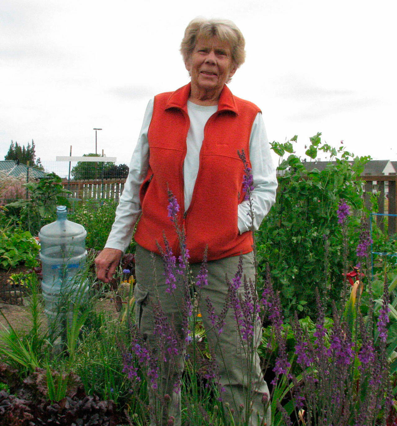 Photo courtesy Clallam County Master Gardeners
A Celebration of Life for Pam Larsen, co-founder of the Community Organic Garden of Sequim, is set for Saturday in the garden at 3 p.m. She helped start the Fir Street garden in 2008.
