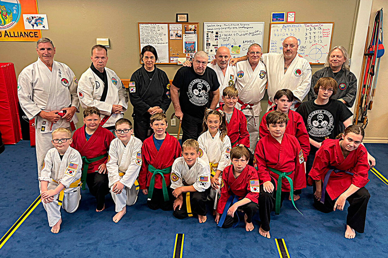 Students with Sequim Martial Arts spent three days learning from expert teachers from Ireland, New Jersey and Texas as part of the Dekimasu Alliance’s International Seminar in late July.