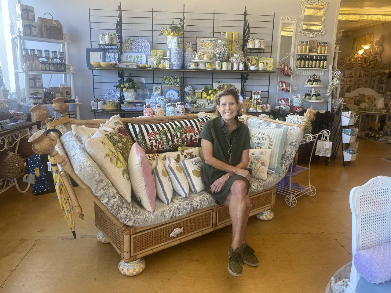 Sequim Gazette photos by Megan Rogers 
A highlight for Laura Segil since opening her store is being part of the community.
