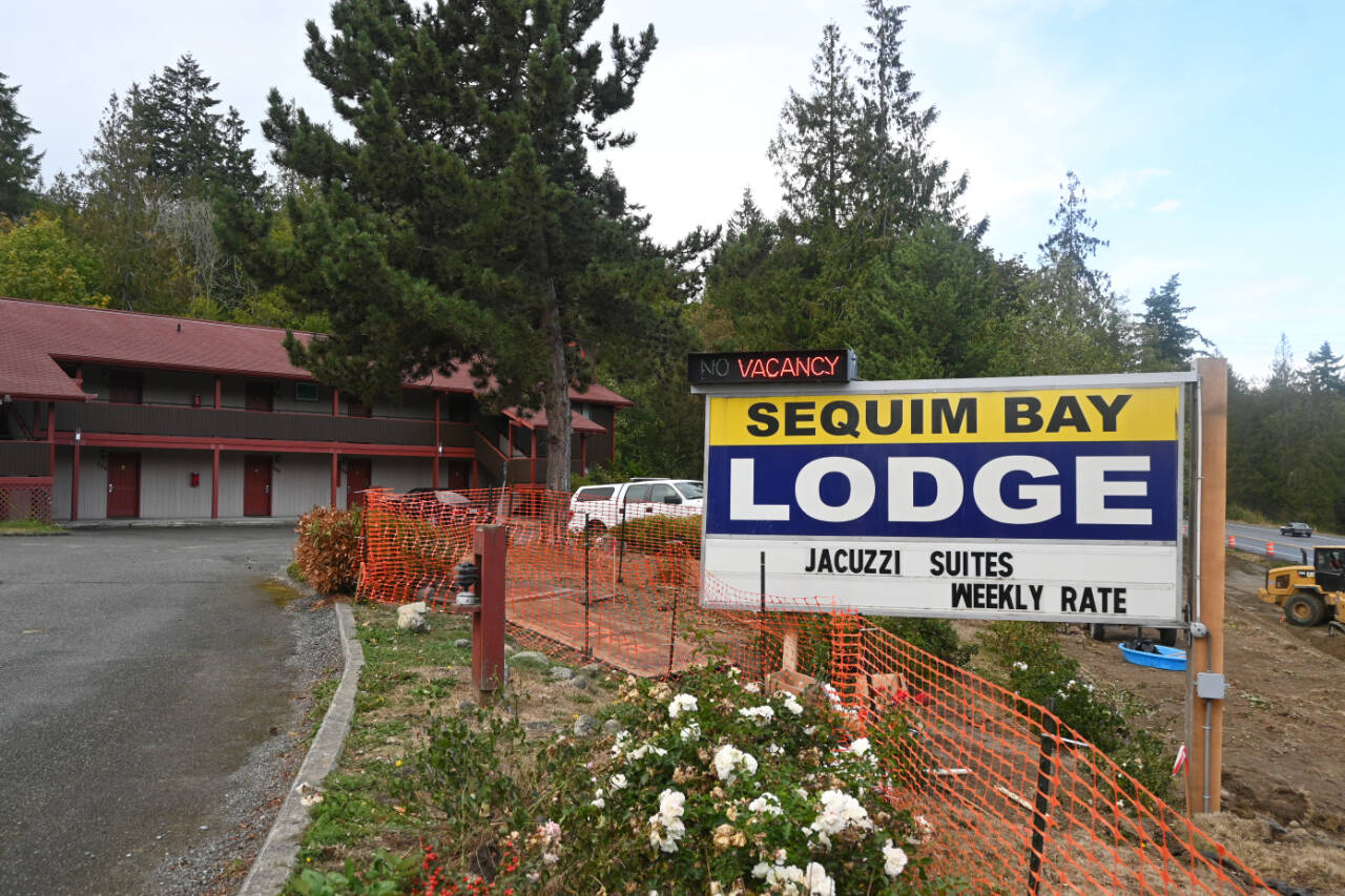Sequim Gazette photo by Michael Dashiell
Sequim city councilors voted to gradually charge Sequim Bay Lodge a sewer rate at 1.5 times in-city rates consistent with other sewer accounts connected to city services outside of city limits. City staff said the lodge had been paying less than in-city hotels of comparable size due to different circumstances.