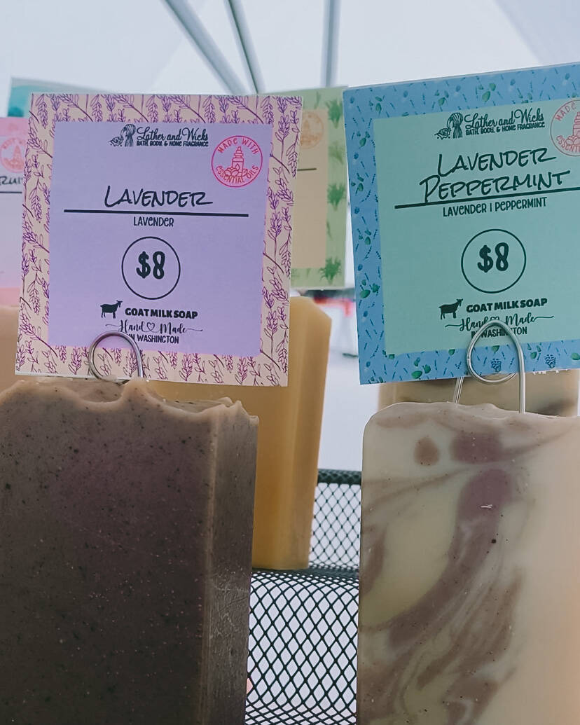 Photo courtesy of Bailey Loveless/SFAM
A closer look at Katrina Robb’s soaps made from milk sourced from her own goat herd and Pacific Northwest essential oils.