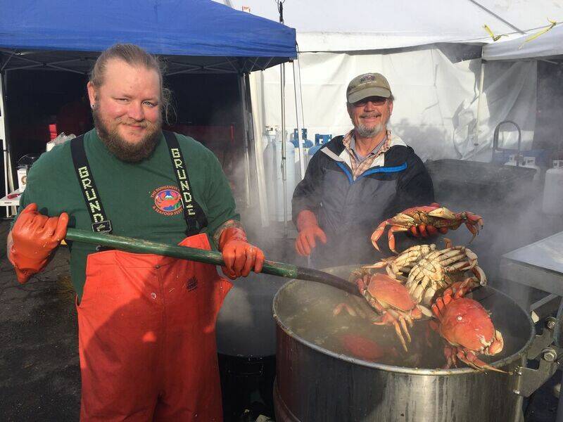Photo courtesy of Dungeness Crab & Seafood Festival / The 2022 Dungeness Crab & Seafood Festival served up about 8 tons of fresh Dungeness crab. This year’s event is slated for Oct. 6-8.