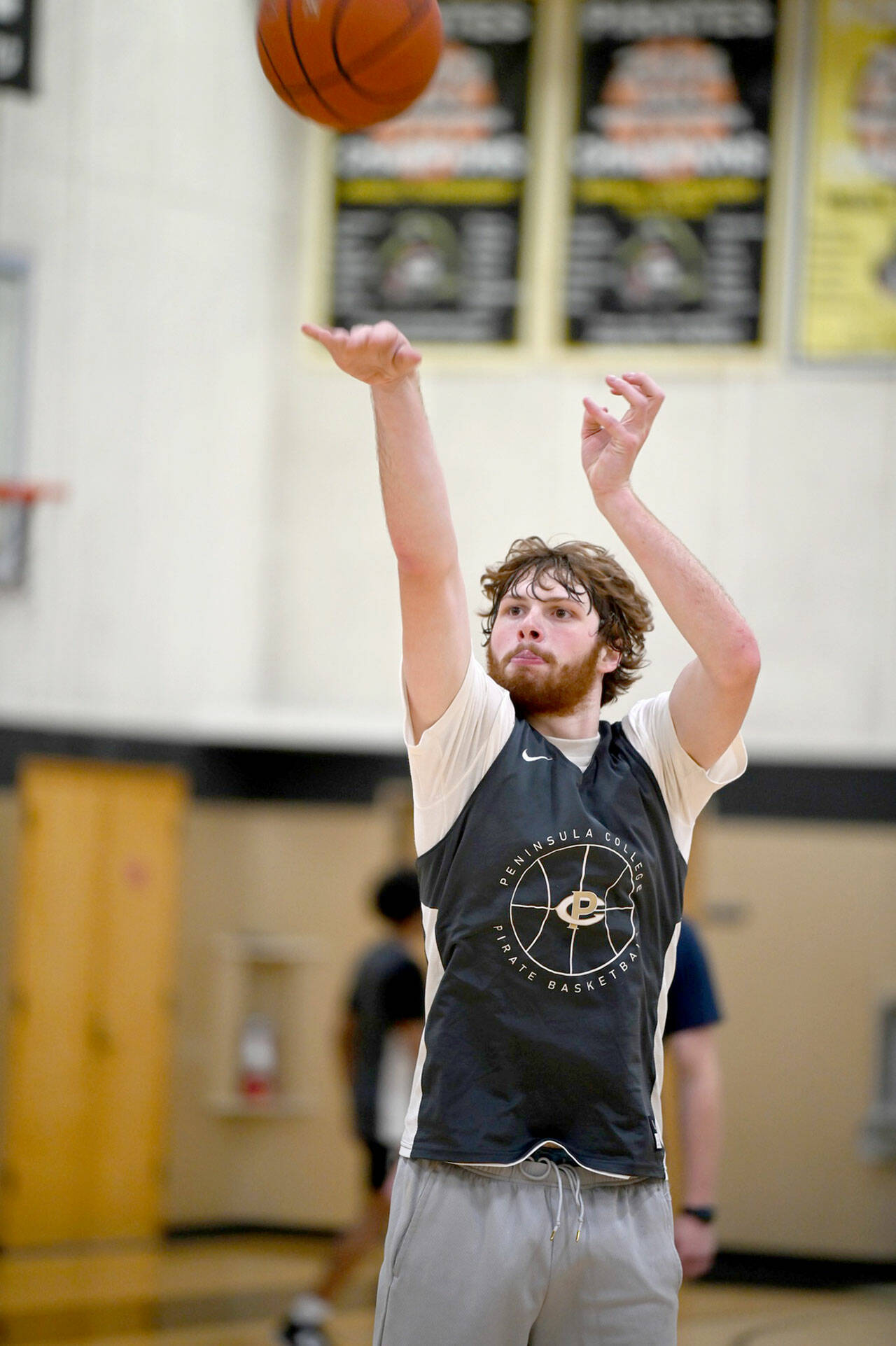 Photo courtesy of Peninsula College Athletics / Former Port Angeles standout Wyatt Dunning is back to play his sophomore season with the Peninsula College men’s basketball team.
