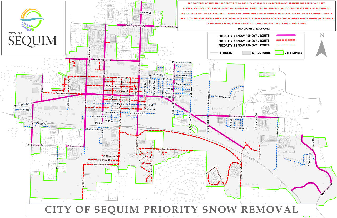 City of Sequim crews preparing for snow Sequim Gazette