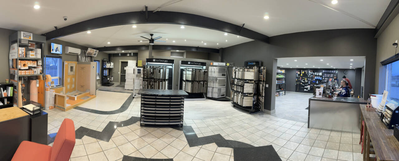Photos courtesy of Jordan Pavlak/Blake Tile & Stone
The showroom at Blake Tile & Stone is at 490 S. Blake Ave. In business since 1953, the company is under new ownership as of Jan. 1.