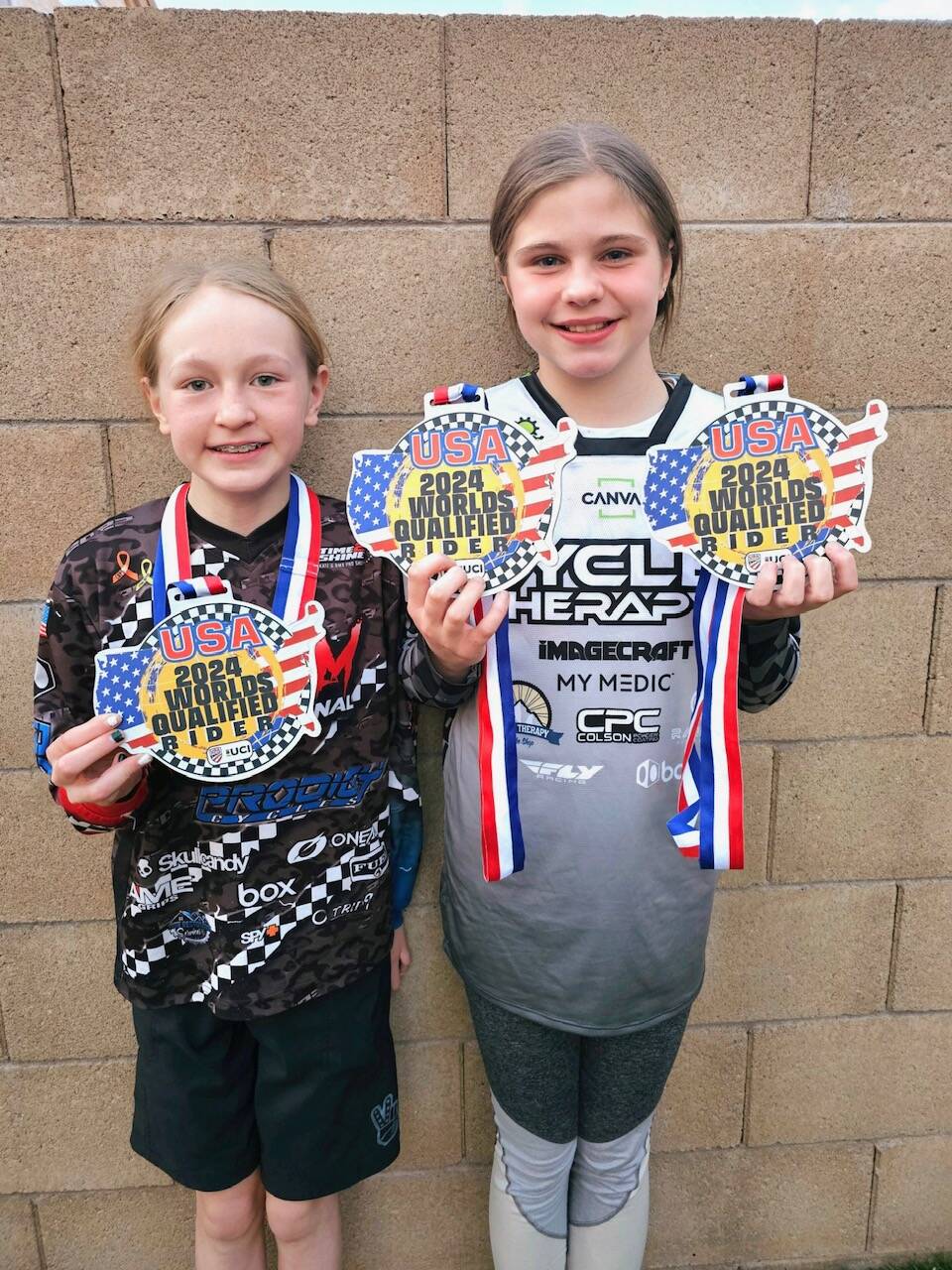 Photo Lincoln / Lincoln Park BMX riders Teyah Elofson-Cross and Kylin Weitz are among five UCI World BMX Championshi-qualifying riders who call Lincoln Park BMX their home course.