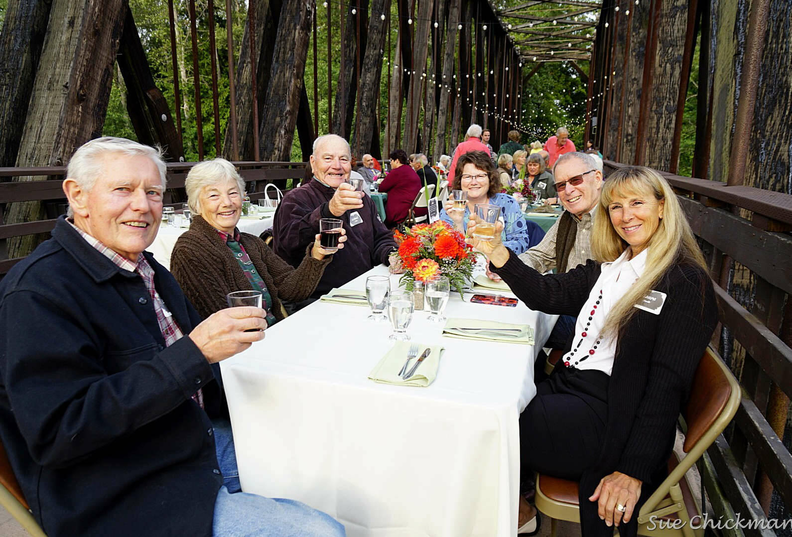 Photo courtesy of The Dungeness River Nature Center/ After a two-year break, “Dine on the Dungeness,” an outdoor fundraising dinner benefiting the Dungeness River Nature Center, will return on Friday, July 25.