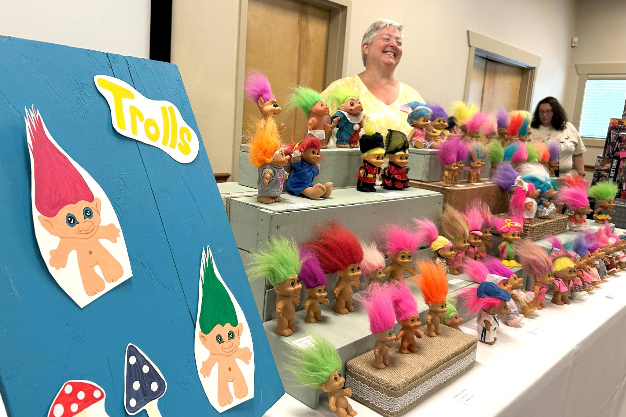 Toy show packed with Peanuts, troll dolls and more