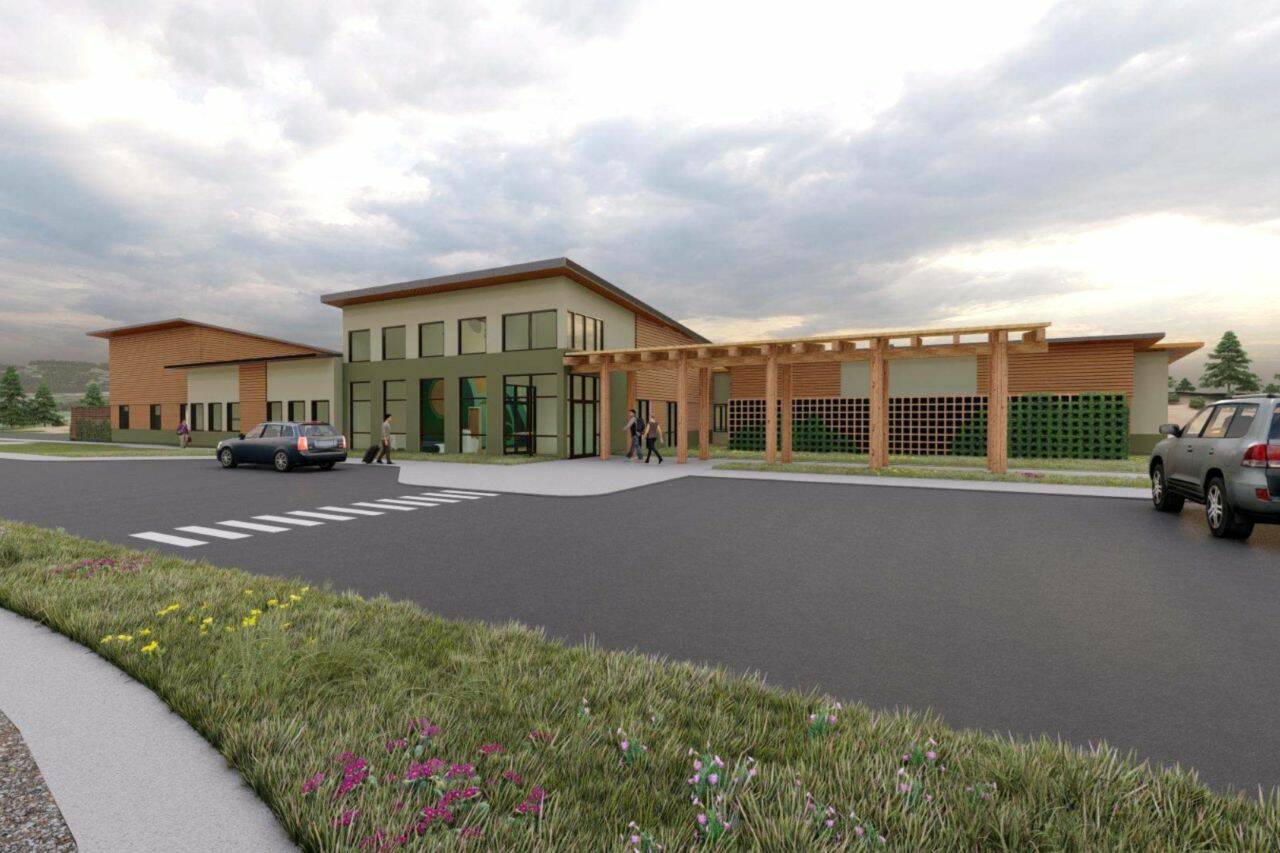 Images courtesy Jamestown SKlallam Tribe
Jamestown Salish Seasons, a psychiatric evaluation and treatment clinic owned and operated by Jamestown SKlallam Tribe, will tentatively open this summer and offer 16 beds for voluntary patients with acute psychiatric symptoms.