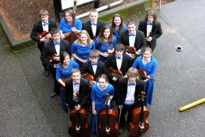 PA String Select Orchestra plays Live with Lunch