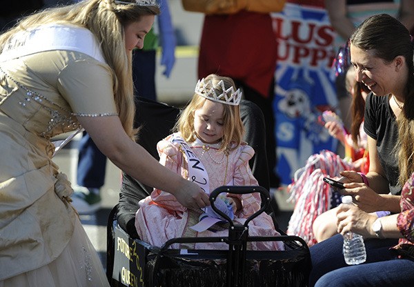 The current and future queen: Sequim Irrigation Festival Queen Victoria Hall