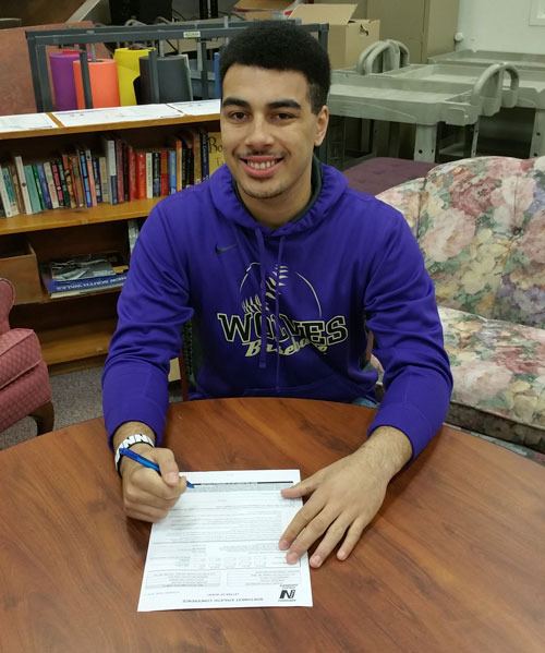 Sequim High School senior Nigel Christian