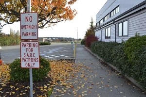 Normally filled with patrons’ vehicles by midday