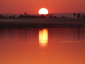 Sunset on the Nile.