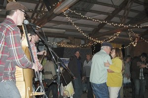 Once the band stepped onto the stage there was little room on the dance floor