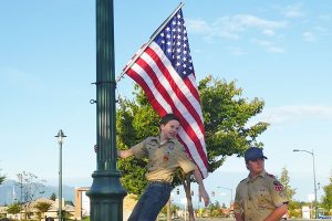 Showing Old Glory