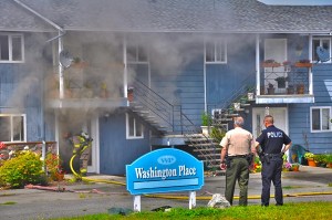 Apartment fire leads to arrest, arson charge