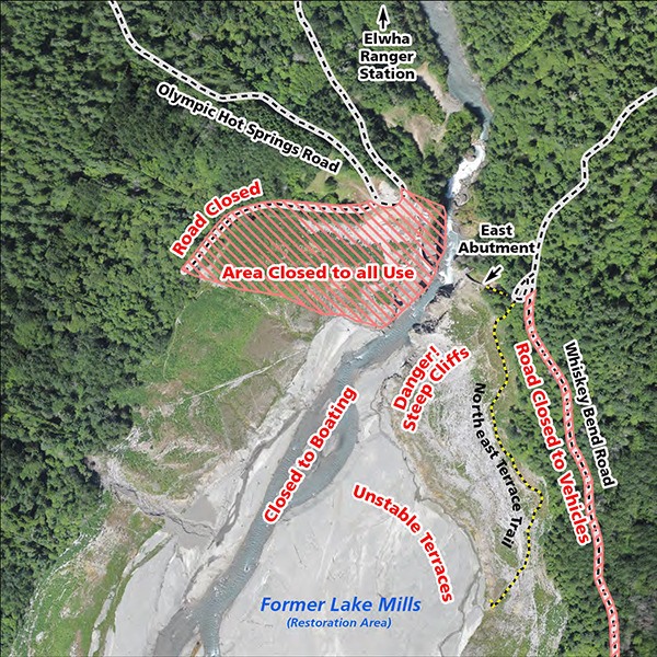 While Olympic Hot Springs Road itself is open