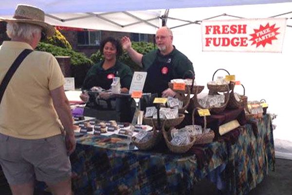 Sweet treats at the market