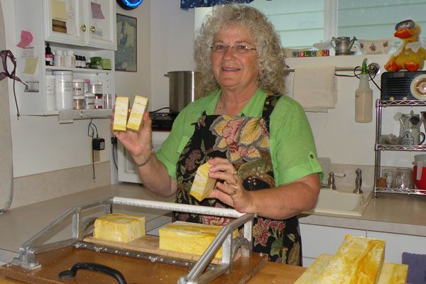 Handcrafted soap done smooth