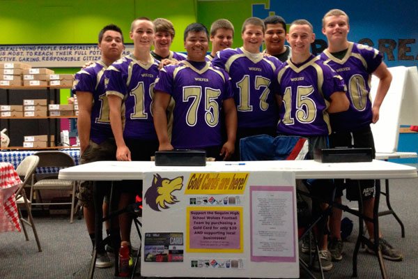 SHS football gold cards are here