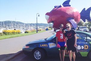GOM Fish/Tomato Car coming to farmer's markets on Saturday
