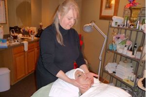 Wipe cares away with a facial