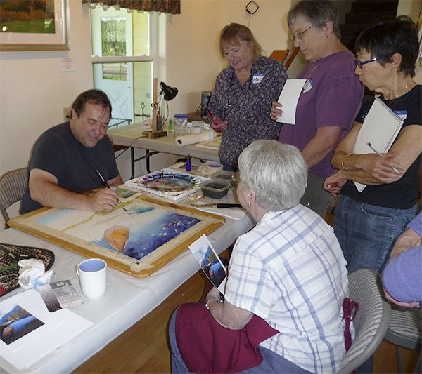 Paul Jackson paints mountains