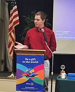 Sequim High School senior Daniel Harker was honored as Student of the Month for November by Sequim Noon Rotary.