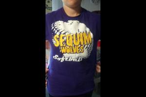 Support Fastpitch with shirts for state