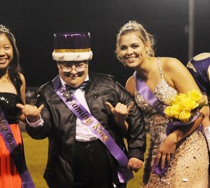 SHS Homecoming King Nick Barrett and Homecoming Queen Katie Rogers