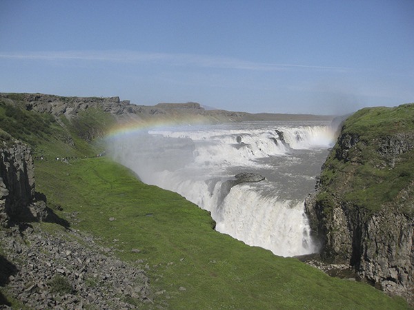 Iceland’s most famous waterfall at Thingvellir National Park.