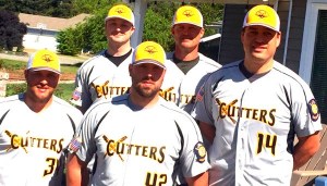 Crosscutters coaches (clockwise from far right) John Qualls