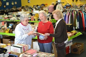 Seniors sell a sea of stuff