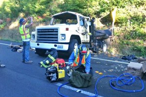 No injuries in Highway 101 rollover