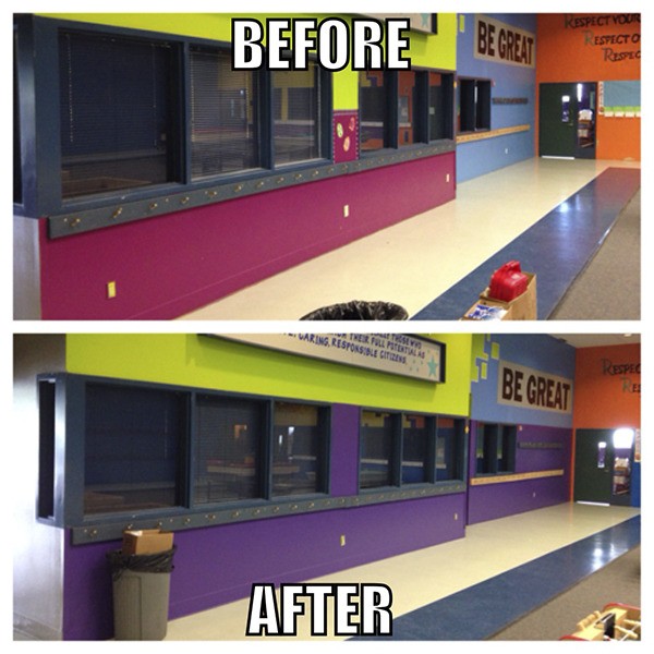 The Sequim Boys & Girls Club gets a fresh coat of paint.