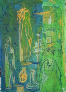 “Just Painting 4” by Mary Franchini